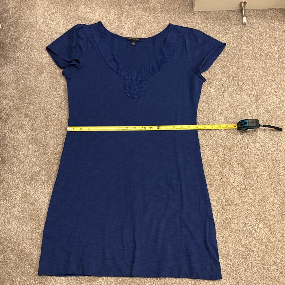Banana Republic Navy Short Midi Dress. Size Medium.